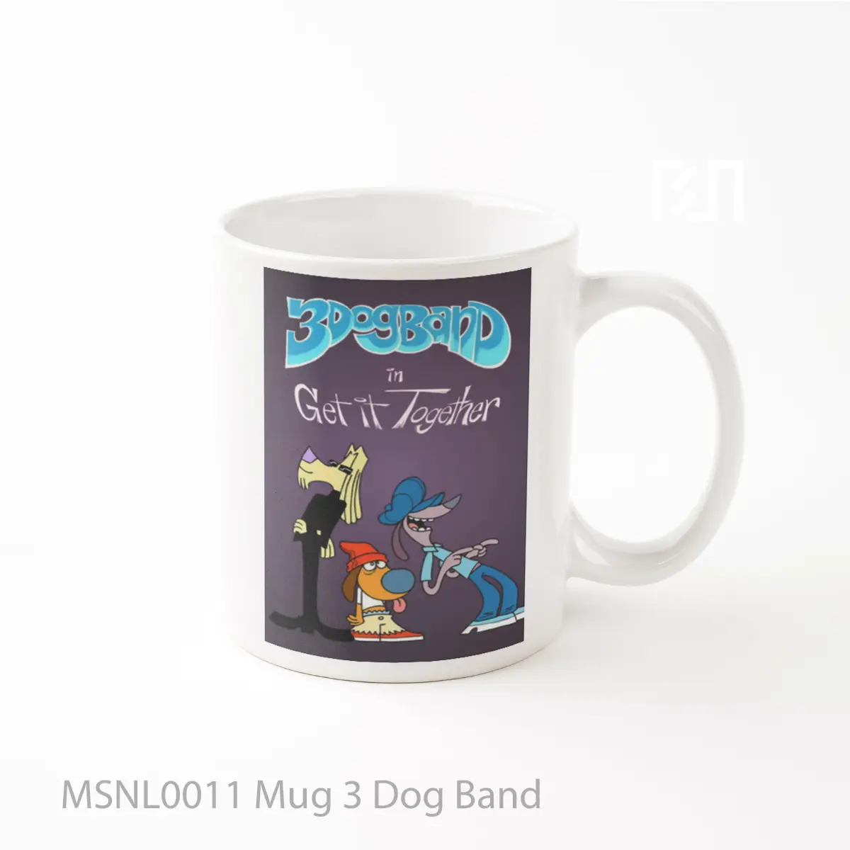 Mug 3 Dog Band Gelas Keramik Tema Film MSNL0011