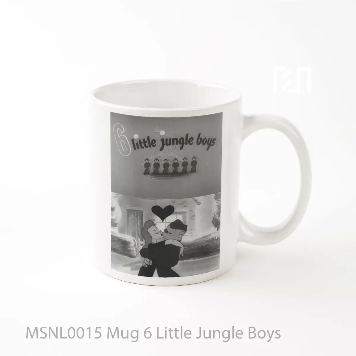 Mug 6 Little Jungle Boys Gelas Keramik Tema Film MSNL0015