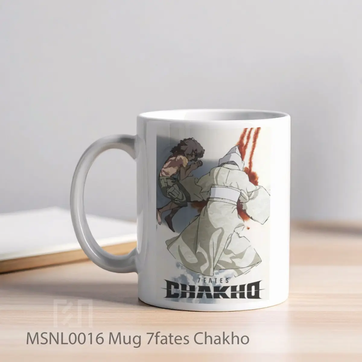 Mug 7fates Chakho Gelas Keramik Tema Film MSNL0016 - Tampak Kiri