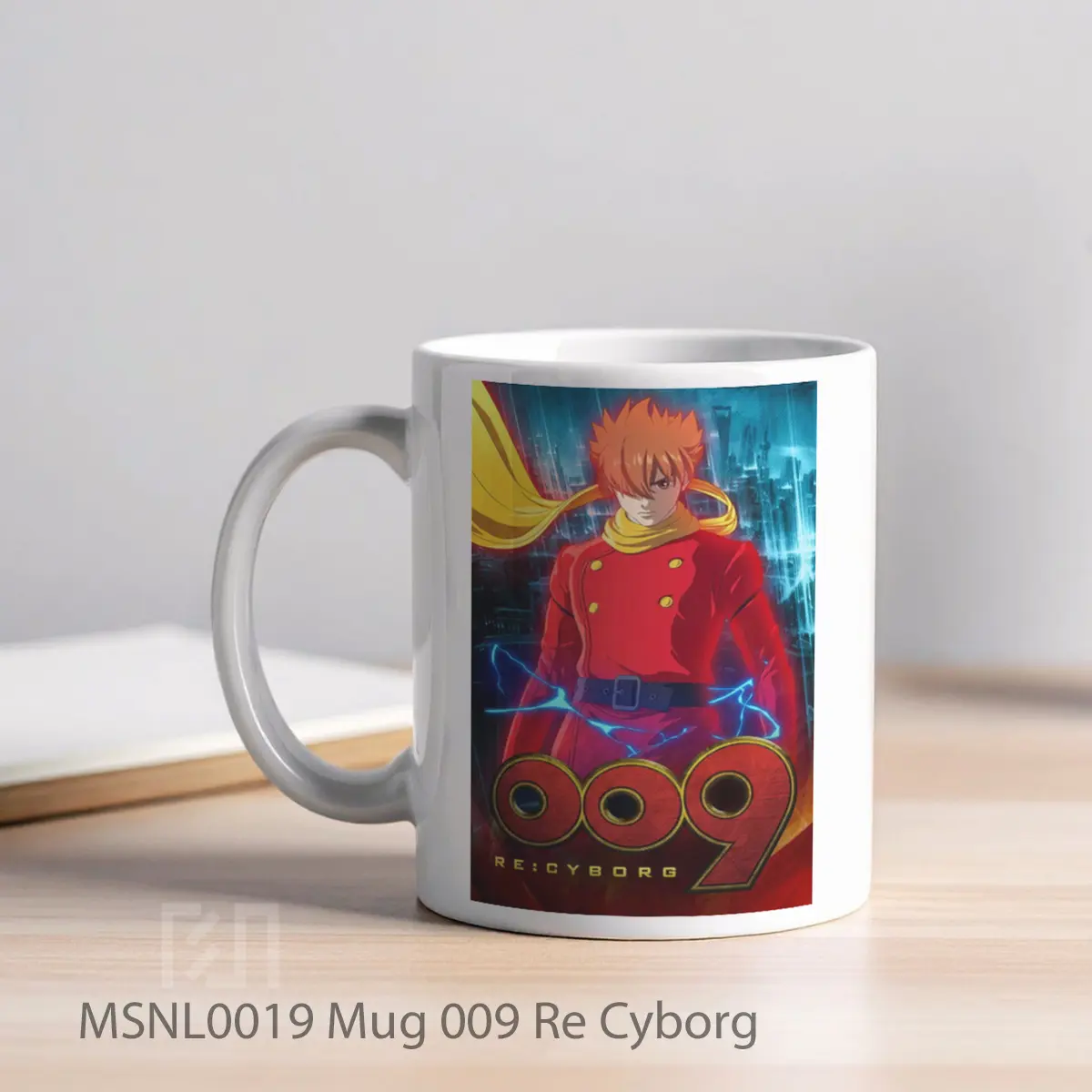 Mug 009 Re Cyborg Gelas Keramik Tema Film MSNL0019 - Tampak Kiri
