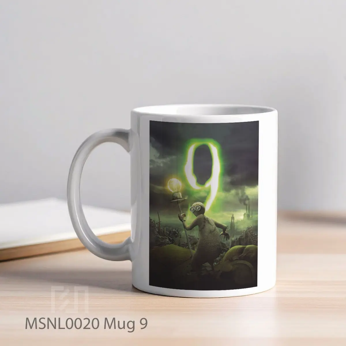 Mug 9 Gelas Keramik Tema Film MSNL0020 - Tampak Kiri