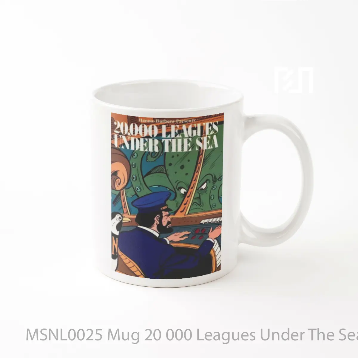 Mug 20 000 Leagues Under The Sea V1 Gelas Keramik Tema Film MSNL0025