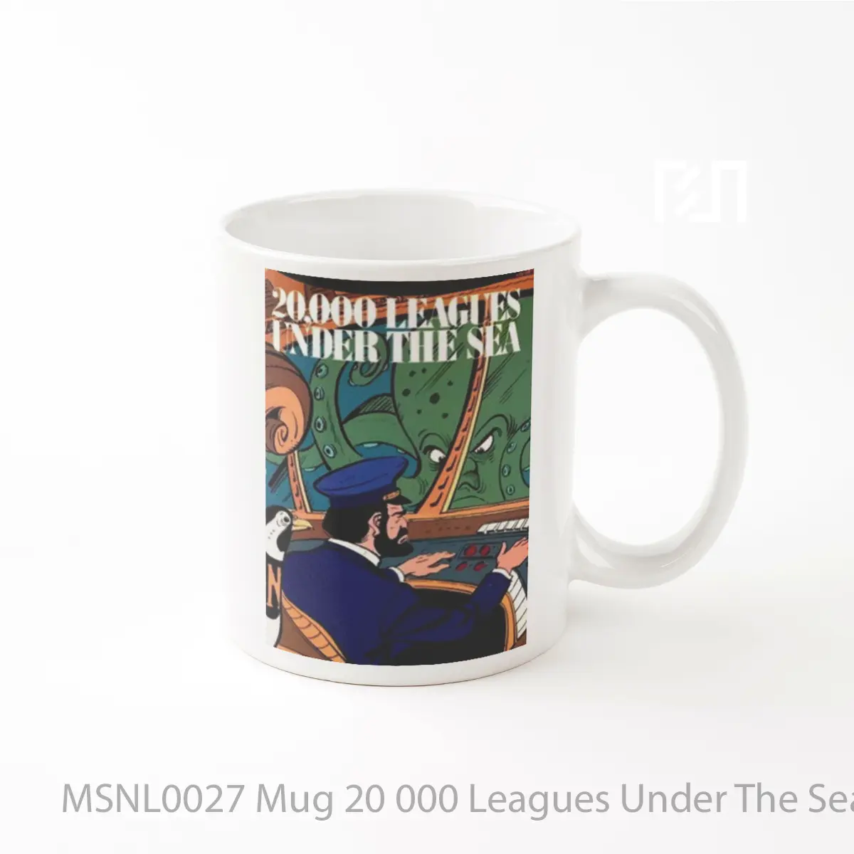 Mug 20 000 Leagues Under The Sea V3 Gelas Keramik Tema Film MSNL0027