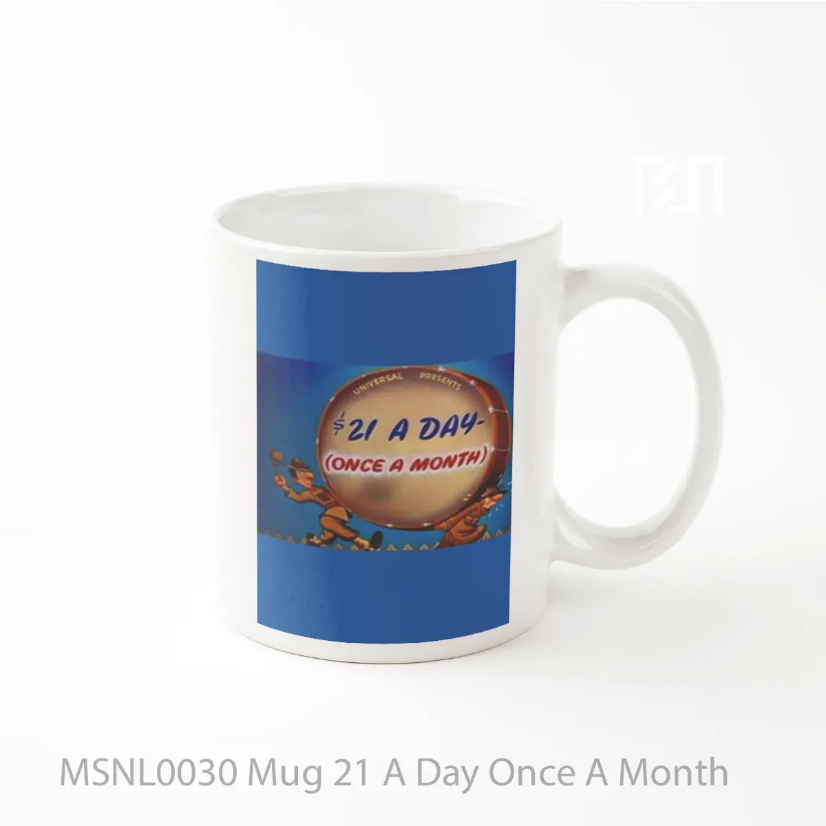 Mug 21 A Day Once A Month Gelas Keramik Tema Film MSNL0030