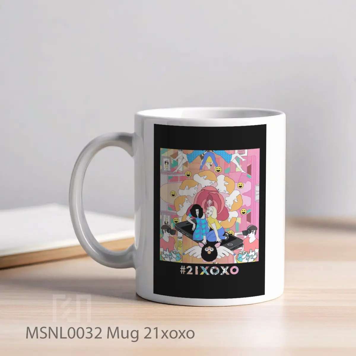 Mug 21xoxo Gelas Keramik Tema Film MSNL0032 - Tampak Kiri