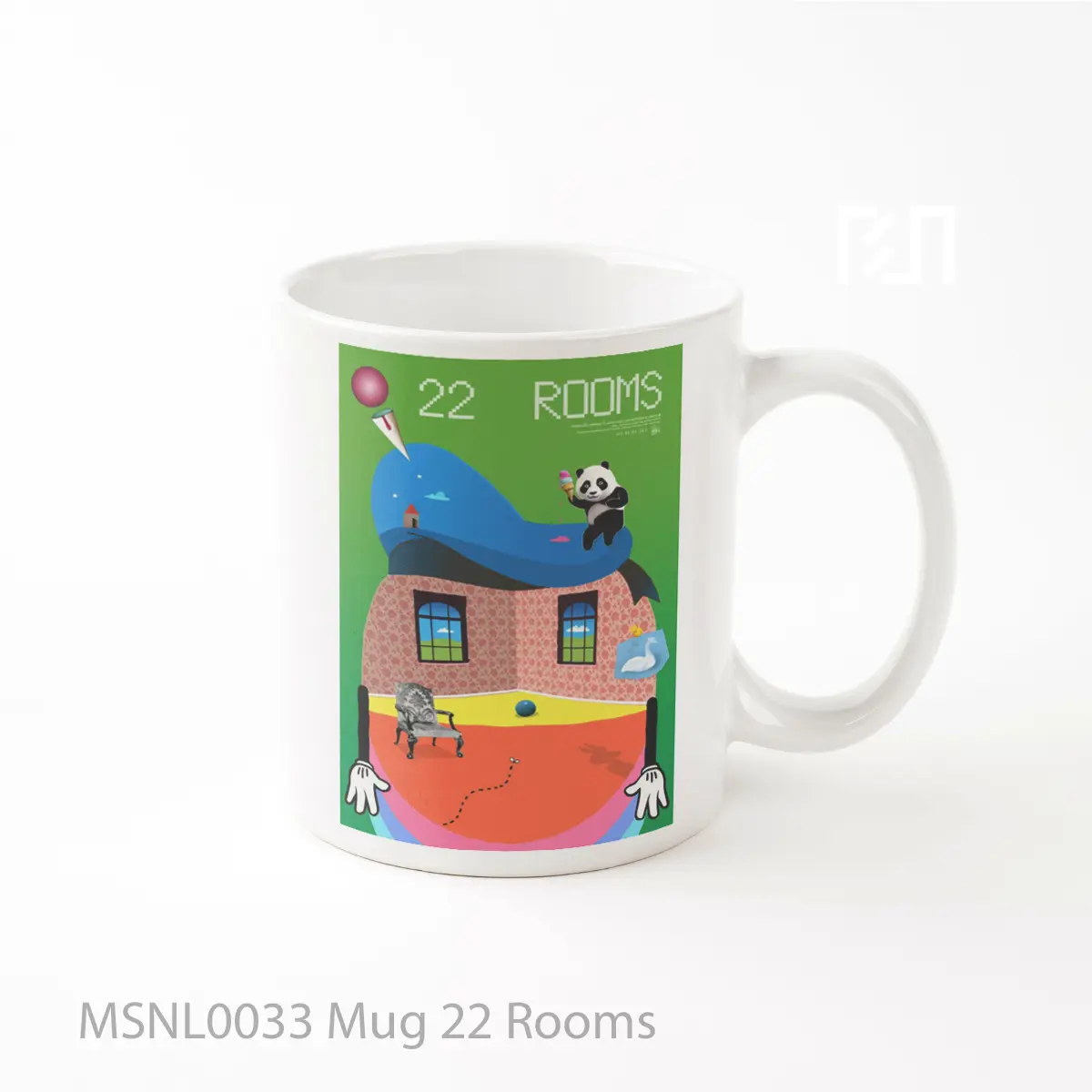 Mug Keramik Premium SNI - Mug 22 Rooms Gelas Keramik Tema Film MSNL0033