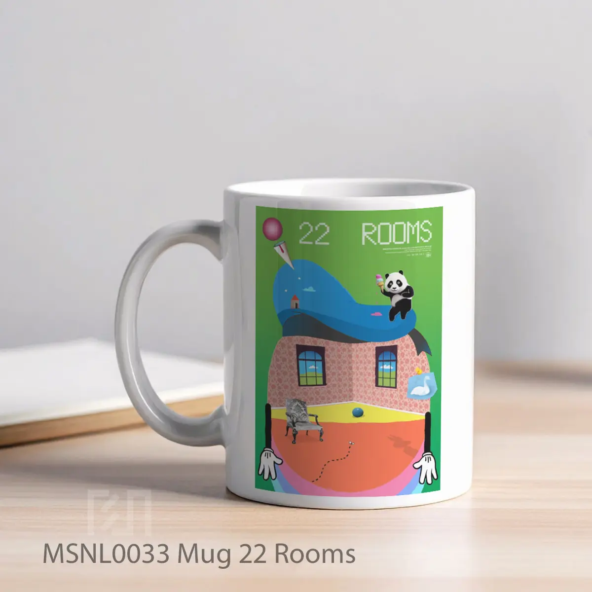 Mug 22 Rooms Gelas Keramik Tema Film MSNL0033 - Tampak Kiri