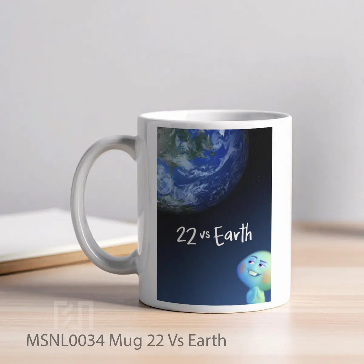 Mug 22 Vs Earth Gelas Keramik Tema Film MSNL0034 - Tampak Kiri
