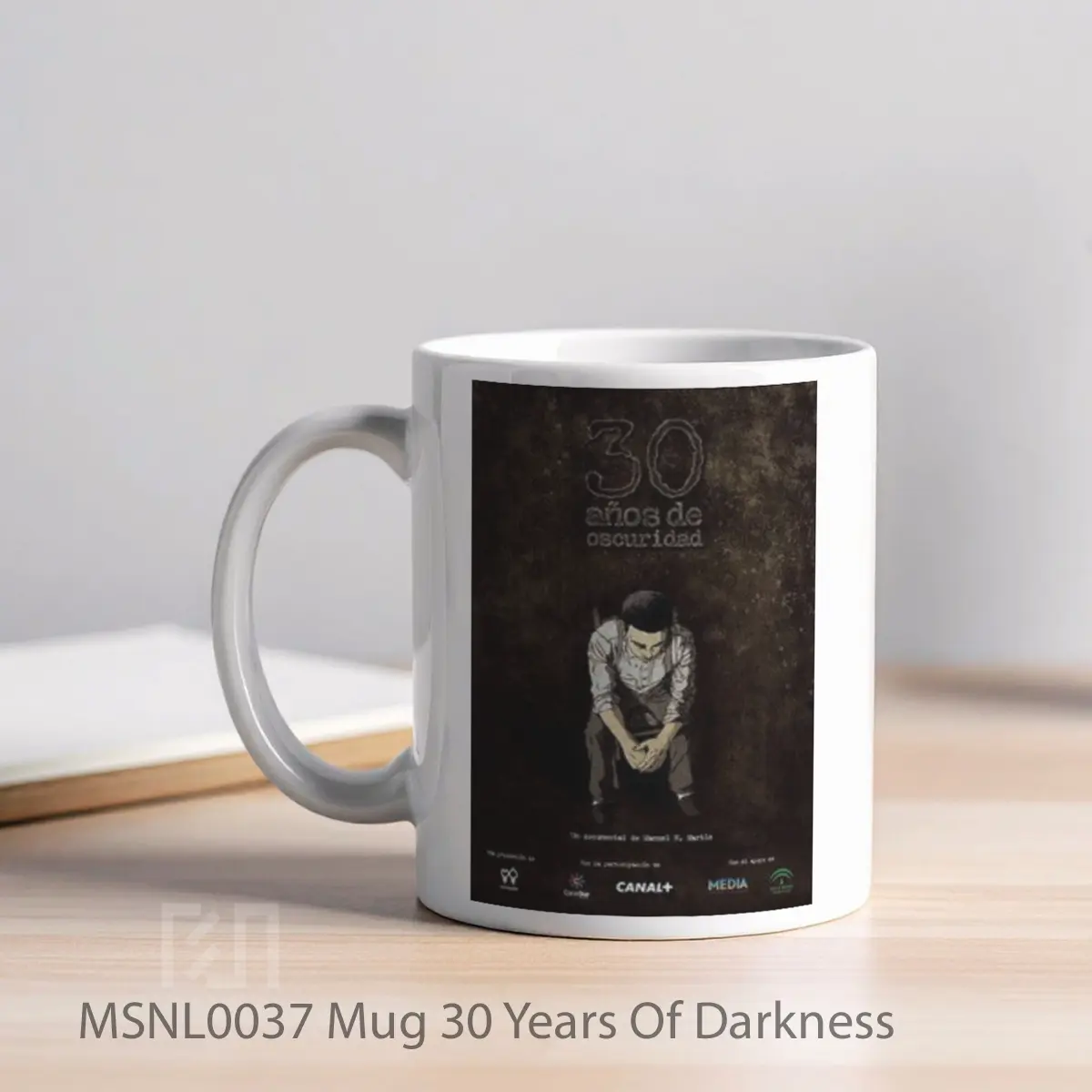 Mug 30 Years Of Darkness Gelas Keramik Tema Film MSNL0037 - Tampak Kiri