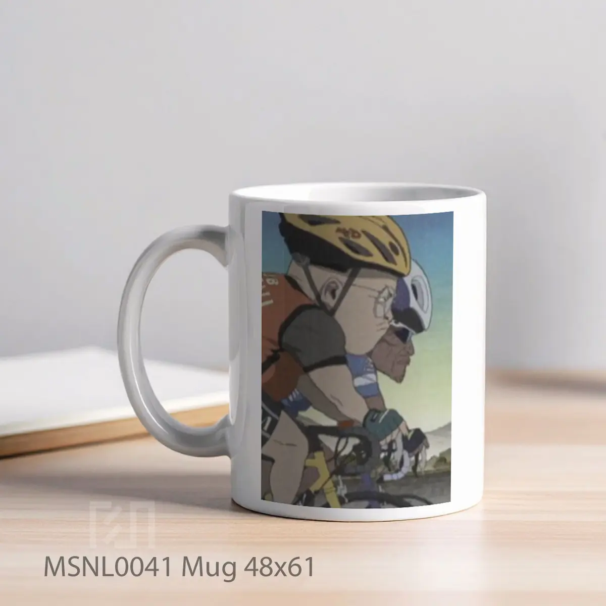 Mug 48x61 Gelas Keramik Tema Film MSNL0041 - Tampak Kiri