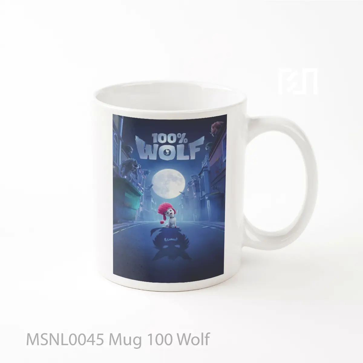 Mug 100 Wolf Gelas Keramik Tema Film MSNL0045