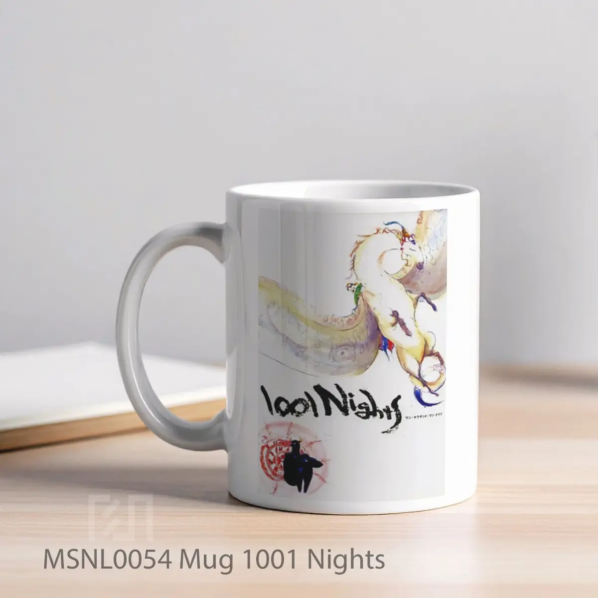 Mug 1001 Nights Gelas Keramik Tema Film MSNL0054 - Tampak Kiri