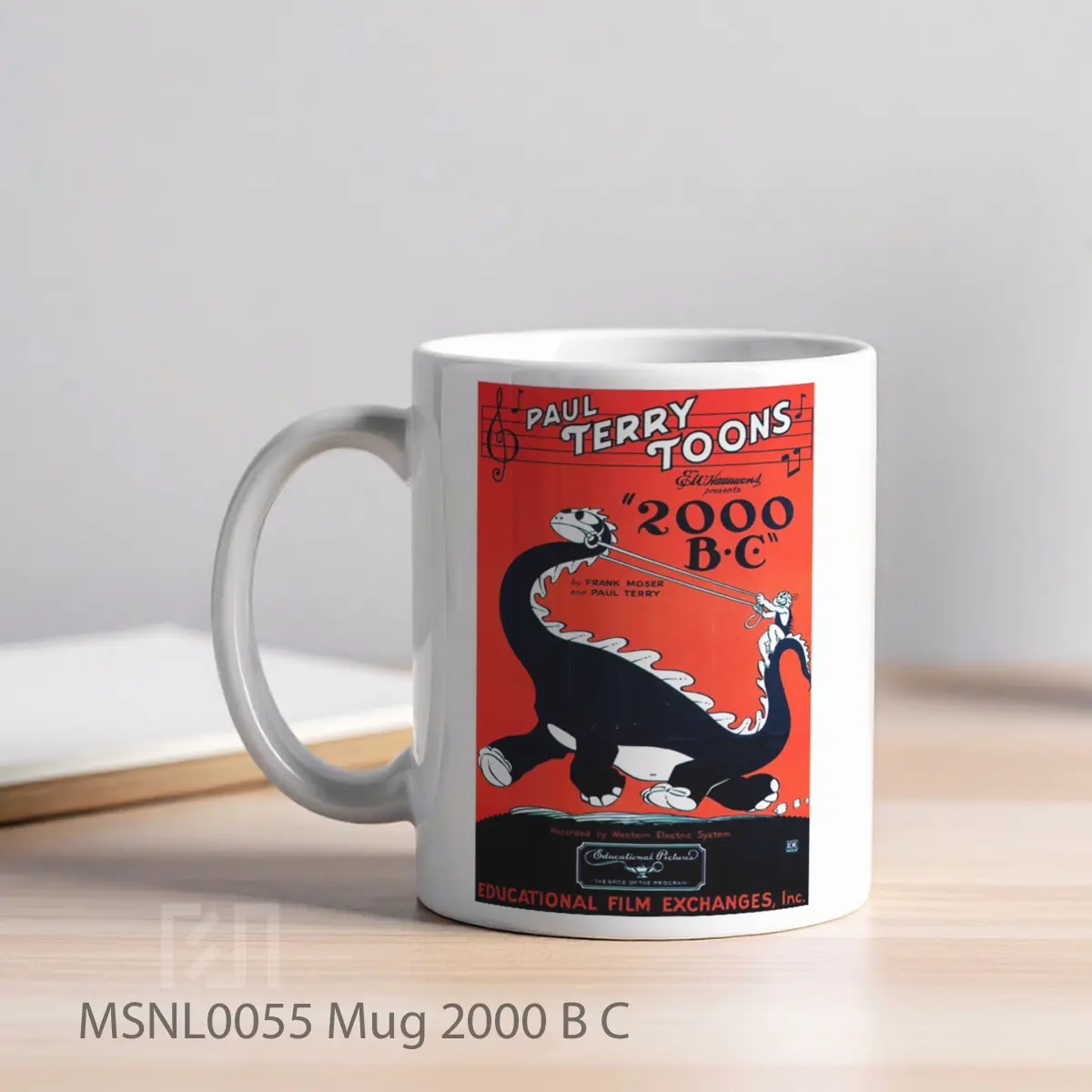 Mug 2000 B C Gelas Keramik Tema Film MSNL0055 - Tampak Kiri