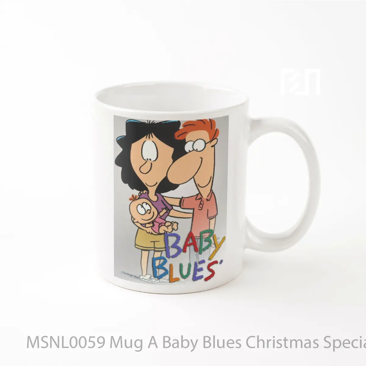 Mug A Baby Blues Christmas Special Gelas Keramik Tema Film MSNL0059