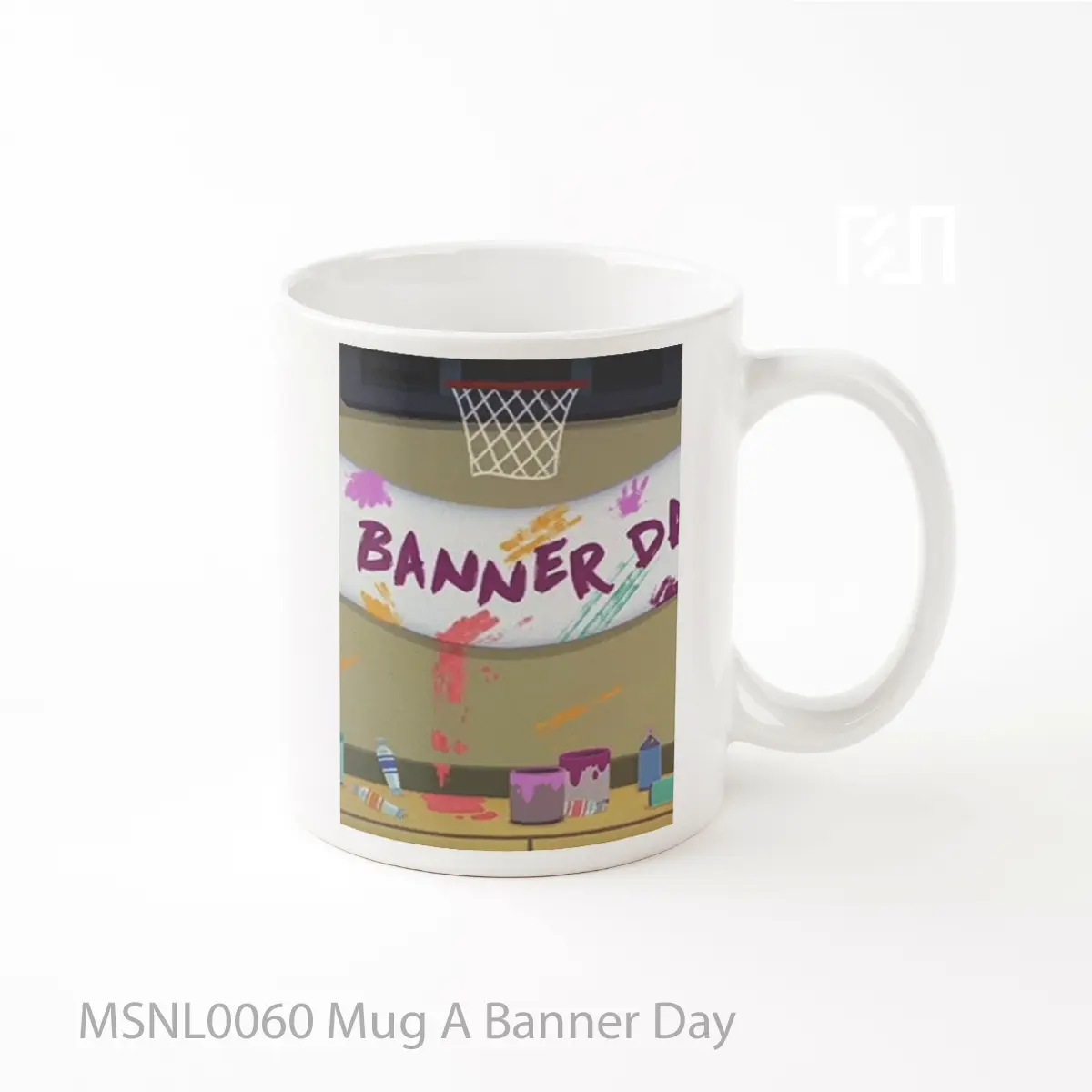 Mug A Banner Day Gelas Keramik Tema Film MSNL0060