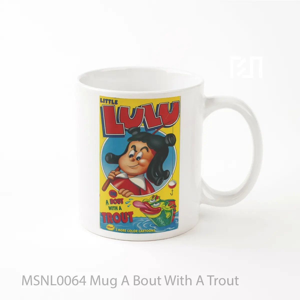 Mug A Bout With A Trout Gelas Keramik Tema Film MSNL0064
