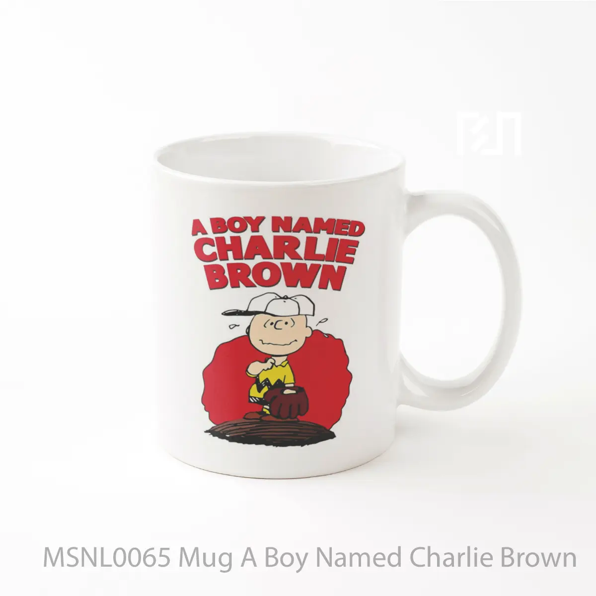 Mug A Boy Named Charlie Brown Gelas Keramik Tema Film MSNL0065