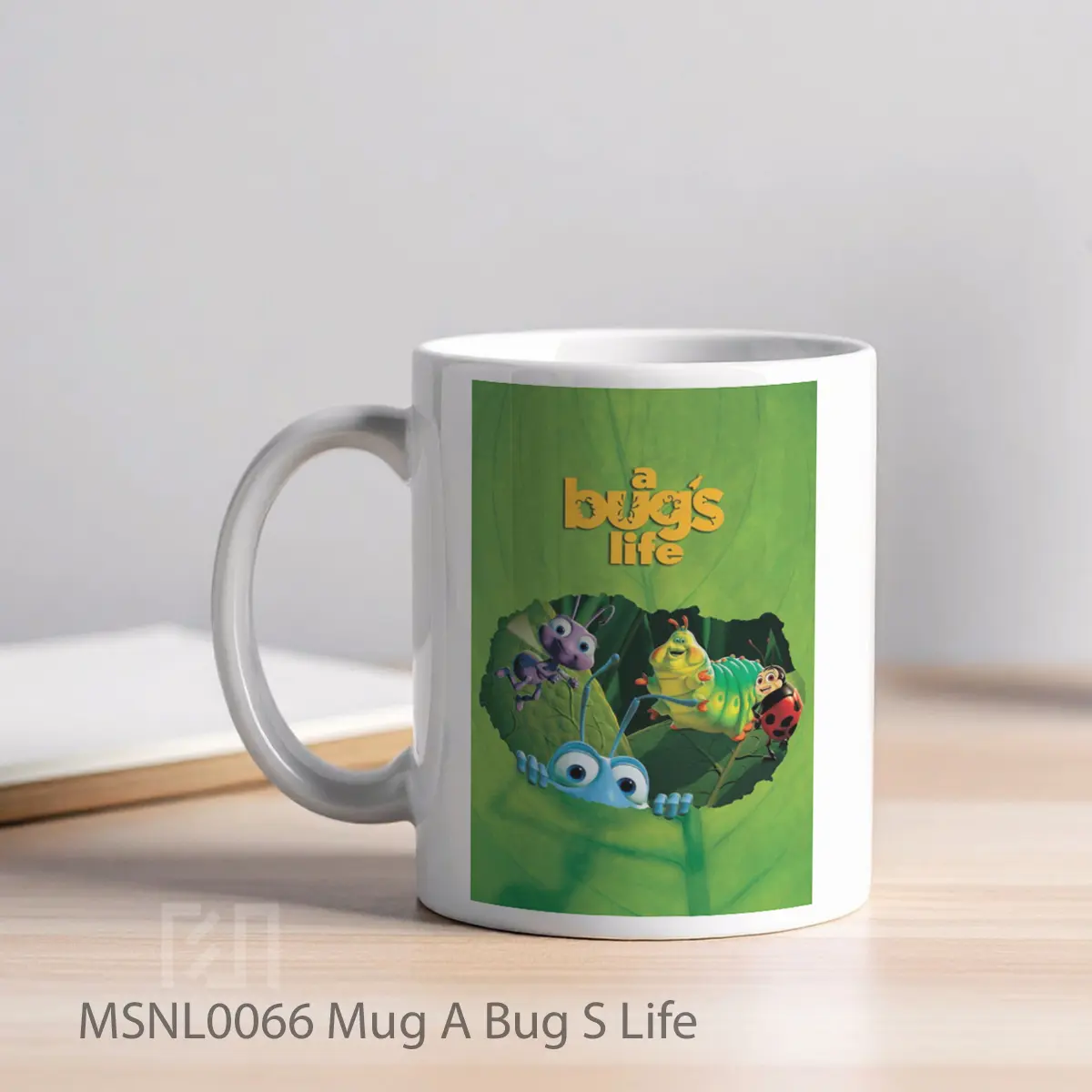 Mug A Bug S Life Gelas Keramik Tema Film MSNL0066 - Tampak Kiri