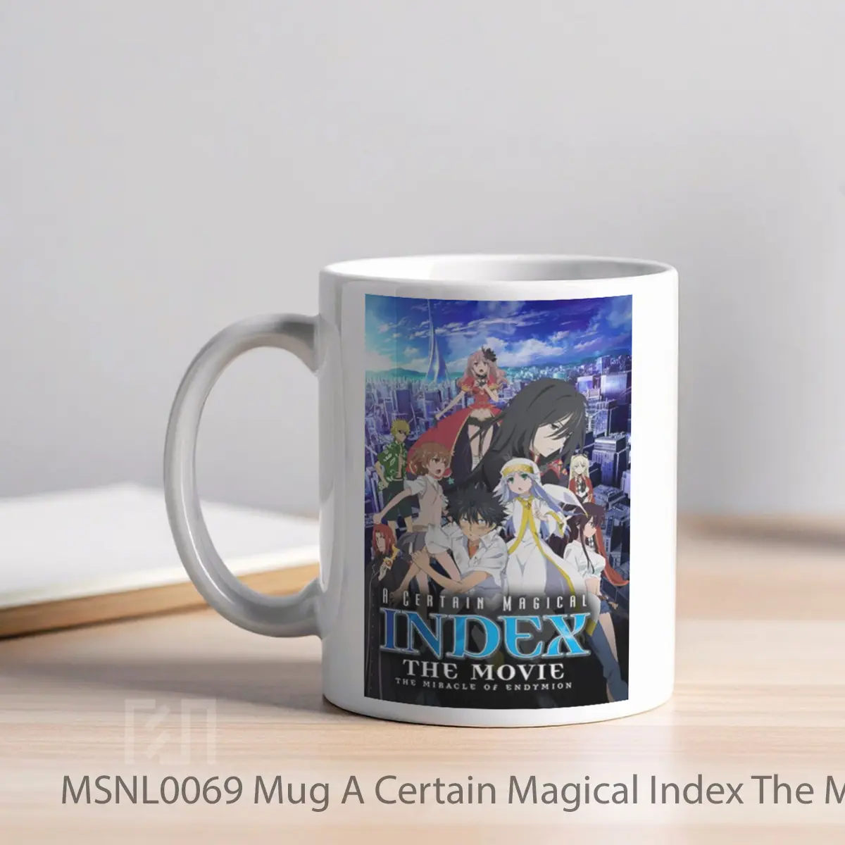 Mug A Certain Magical Index The Miracle Of Endymion Gelas Keramik Tema Film MSNL0069 - Tampak Kiri