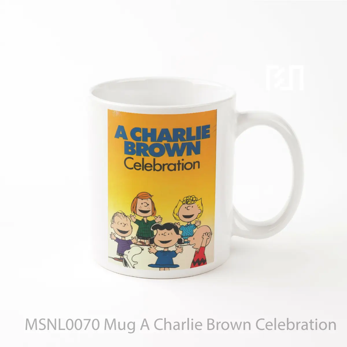 Mug A Charlie Brown Celebration Gelas Keramik Tema Film MSNL0070