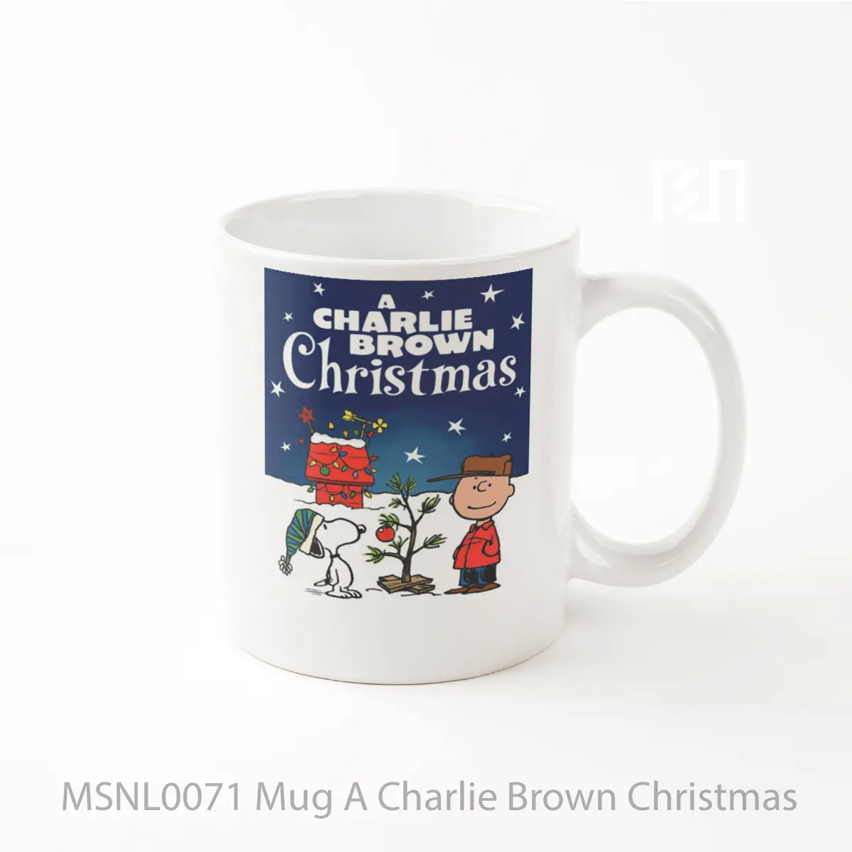 Mug A Charlie Brown Christmas Gelas Keramik Tema Film MSNL0071