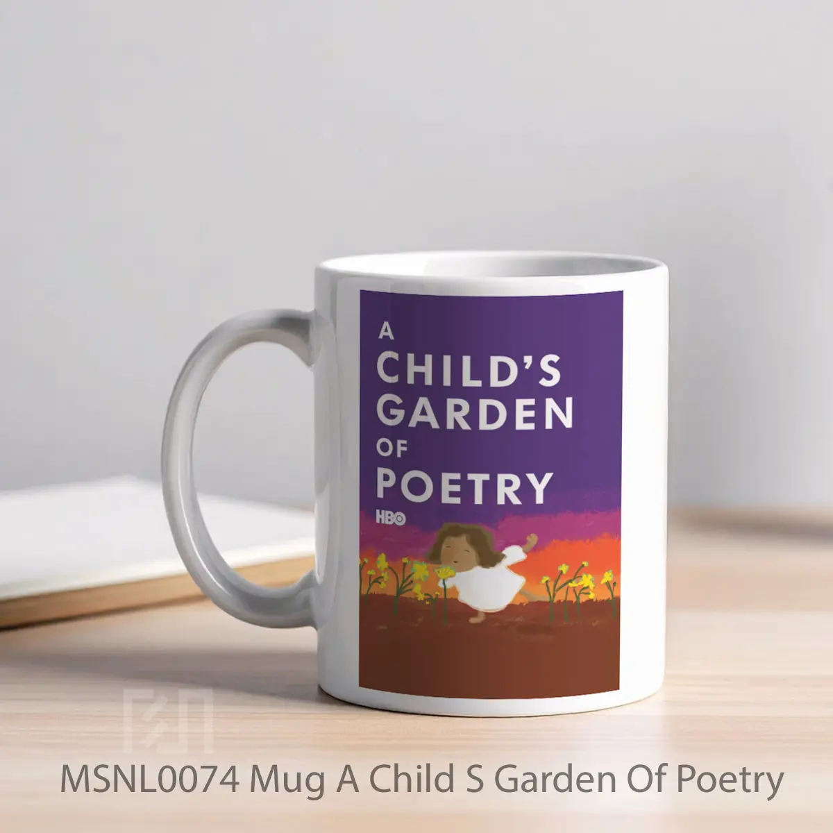 Mug A Child S Garden Of Poetry Gelas Keramik Tema Film MSNL0074 - Tampak Kiri