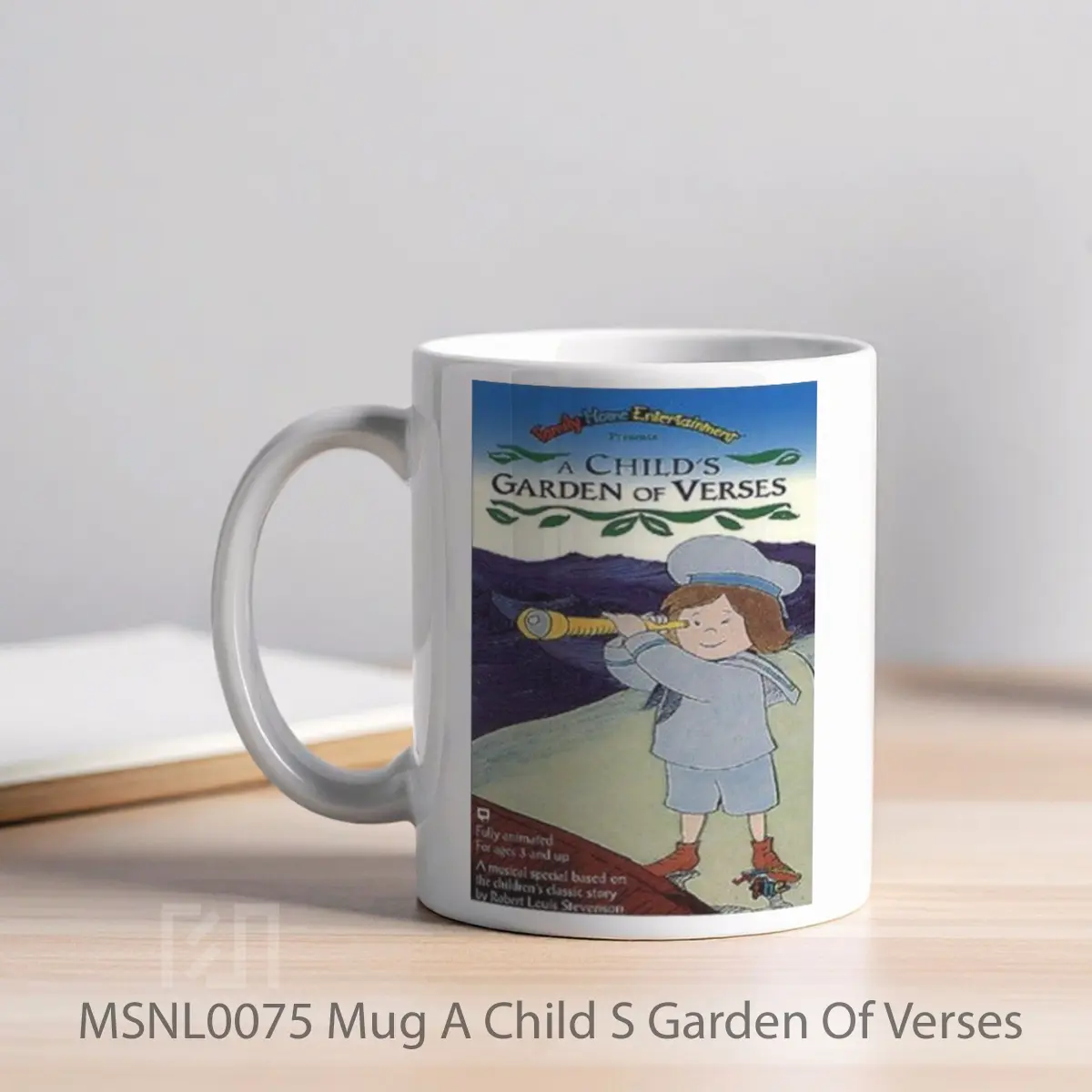 Mug A Child S Garden Of Verses Gelas Keramik Tema Film MSNL0075 - Tampak Kiri