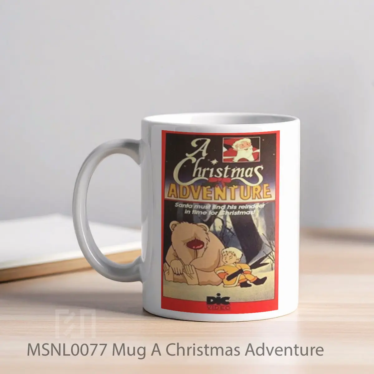 Mug A Christmas Adventure Gelas Keramik Tema Film MSNL0077 - Tampak Kiri
