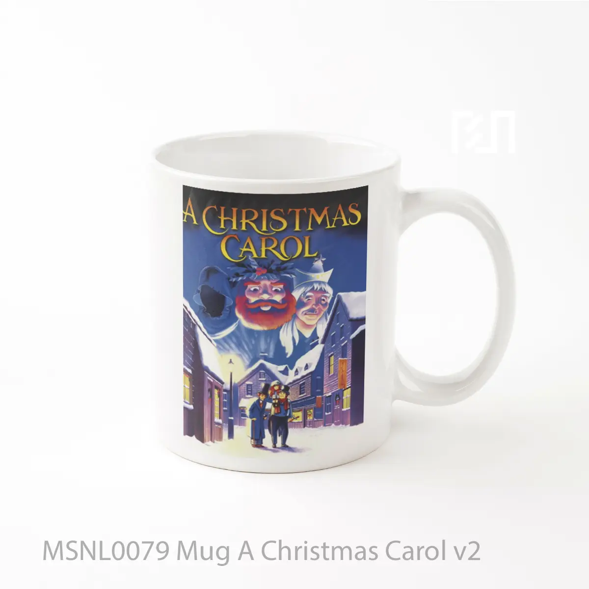 Mug A Christmas Carol V2 Gelas Keramik Tema Film MSNL0079