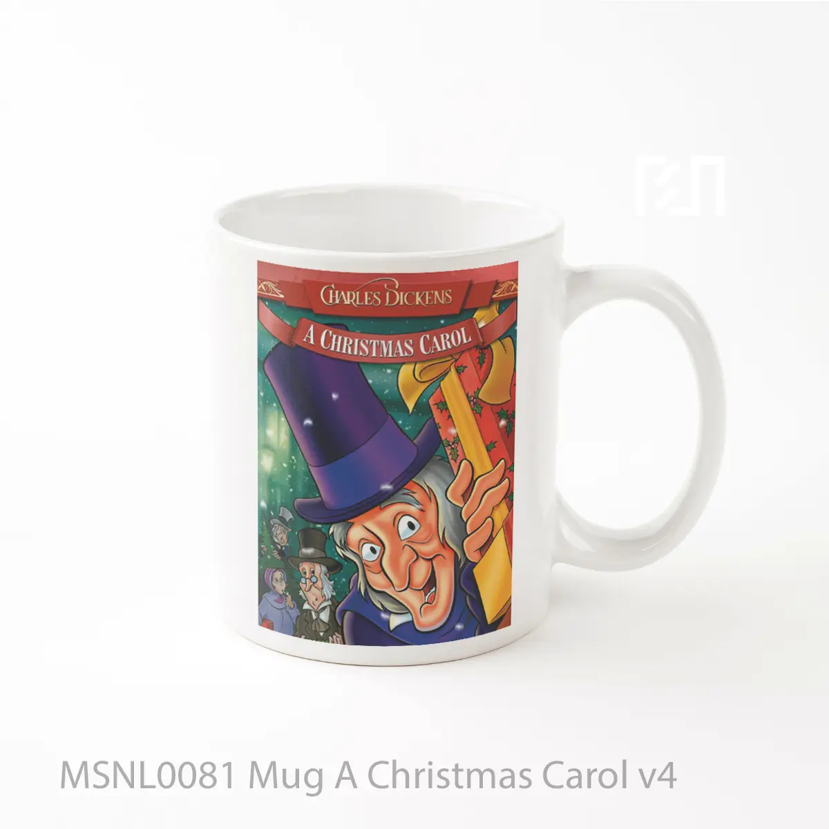 Mug A Christmas Carol V4 Gelas Keramik Tema Film MSNL0081