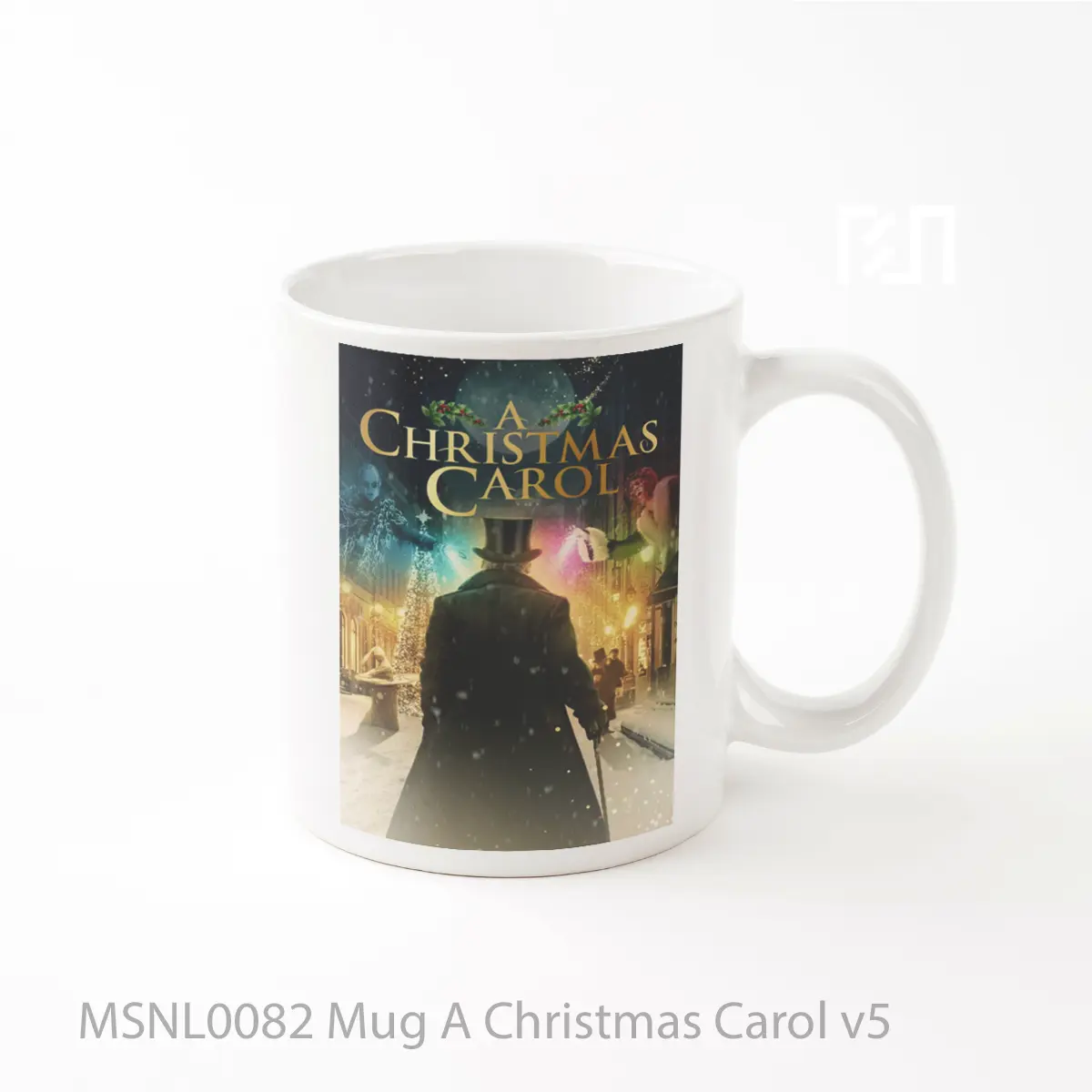 Mug A Christmas Carol V5 Gelas Keramik Tema Film MSNL0082