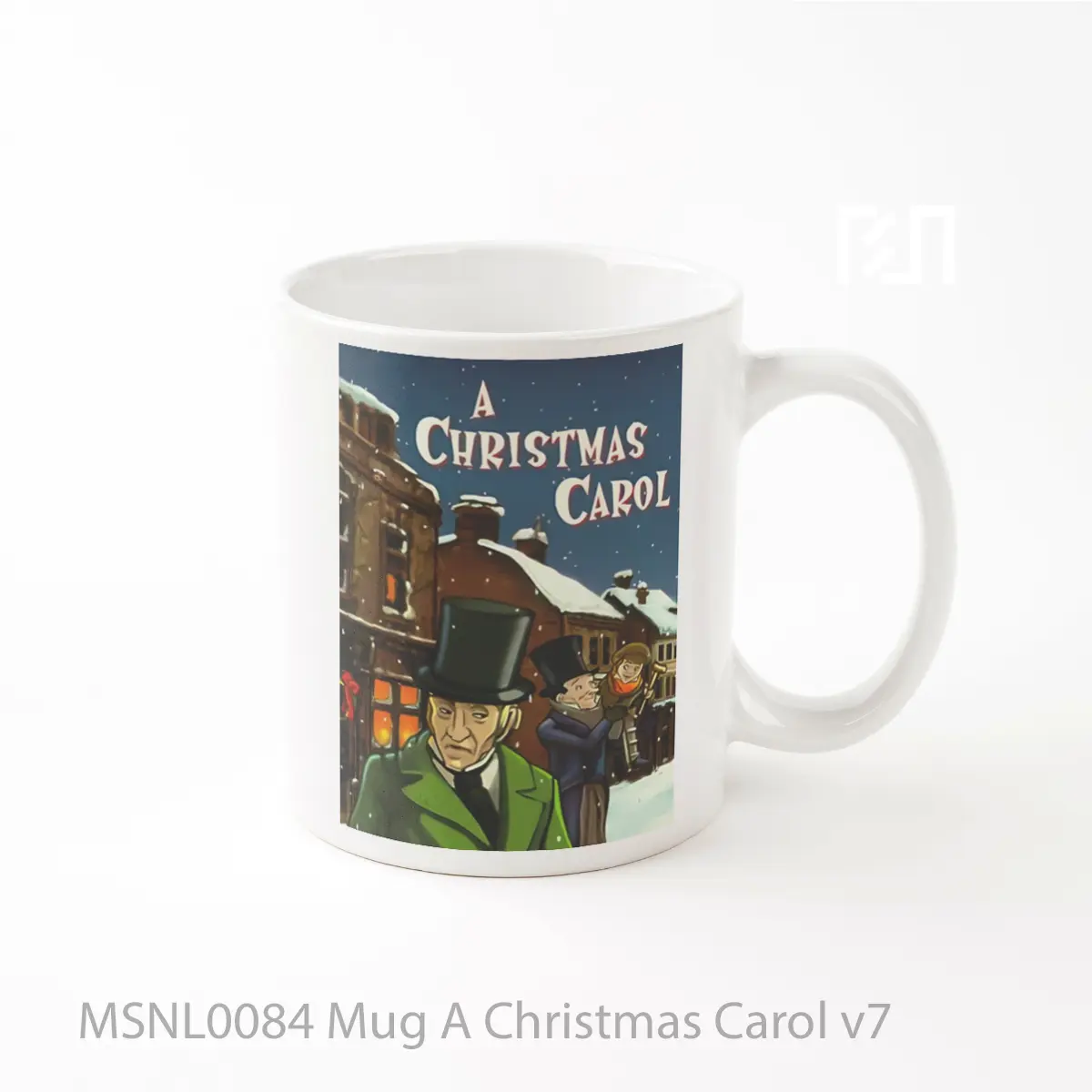 Mug A Christmas Carol V7 Gelas Keramik Tema Film MSNL0084