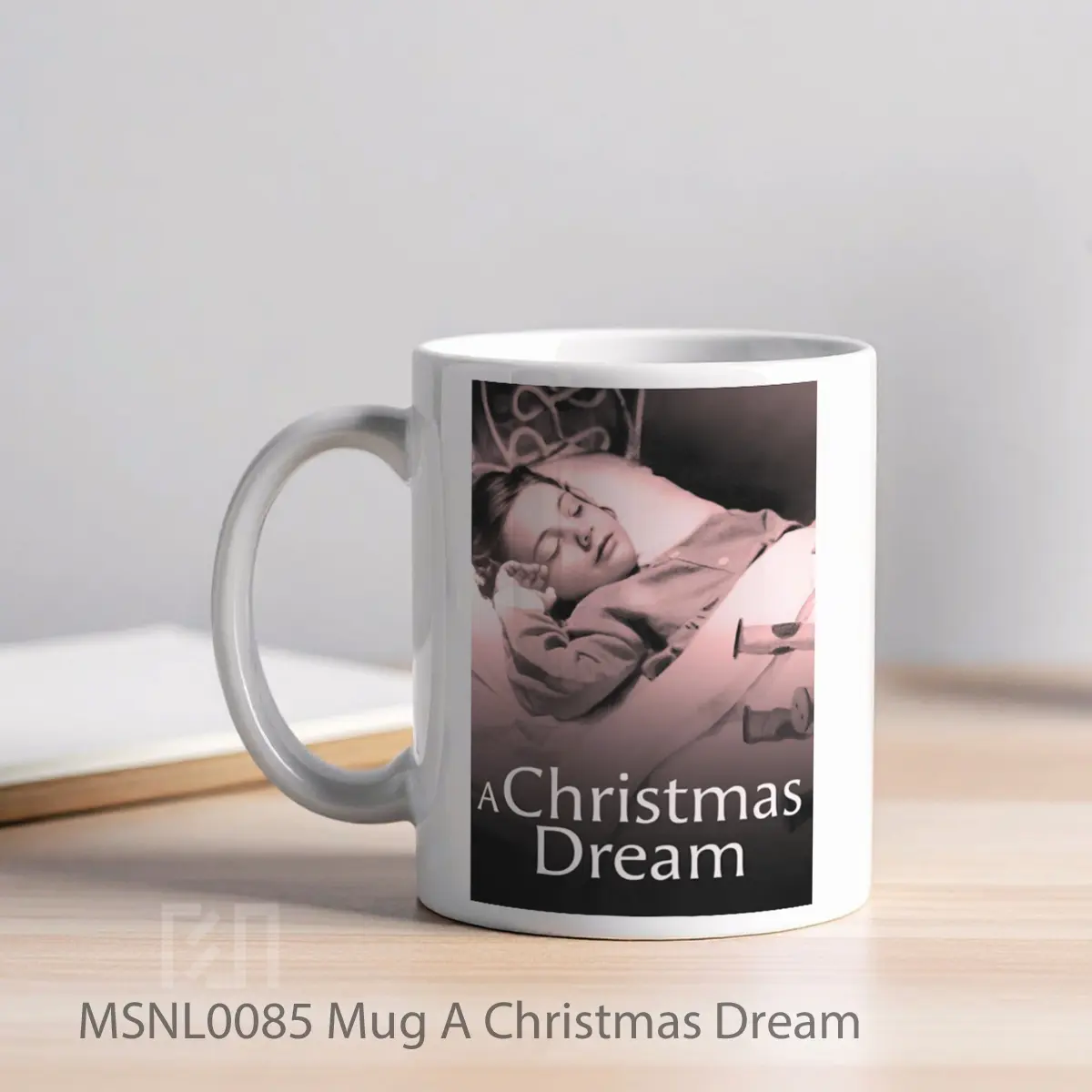 Mug A Christmas Dream Gelas Keramik Tema Film MSNL0085 - Tampak Kiri