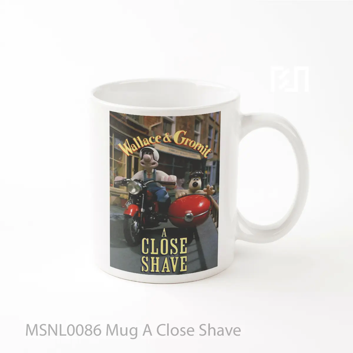 Mug A Close Shave Gelas Keramik Tema Film MSNL0086