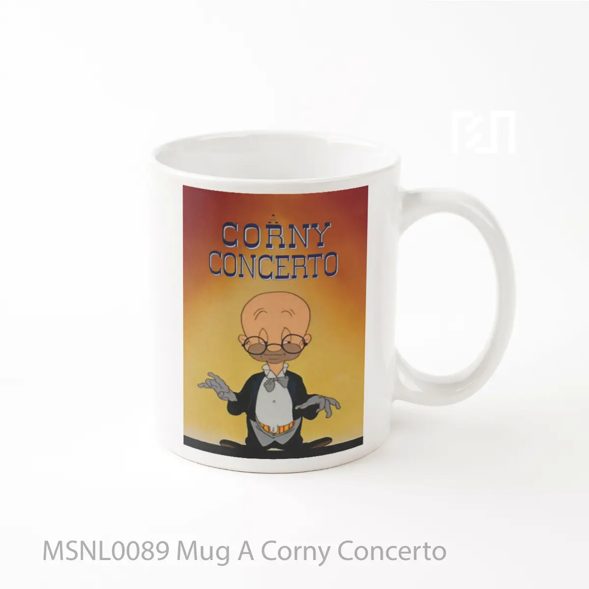Mug A Corny Concerto Gelas Keramik Tema Film MSNL0089