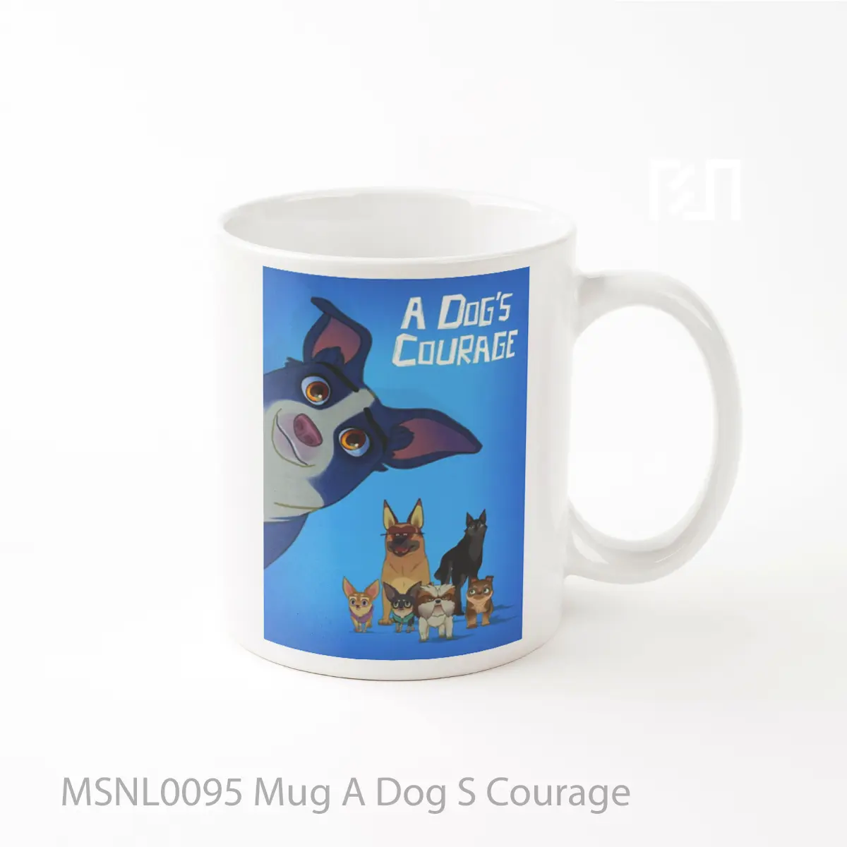 Mug A Dog S Courage Gelas Keramik Tema Film MSNL0095