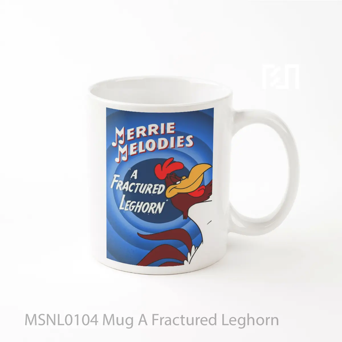 Mug A Fractured Leghorn Gelas Keramik Tema Film MSNL0104