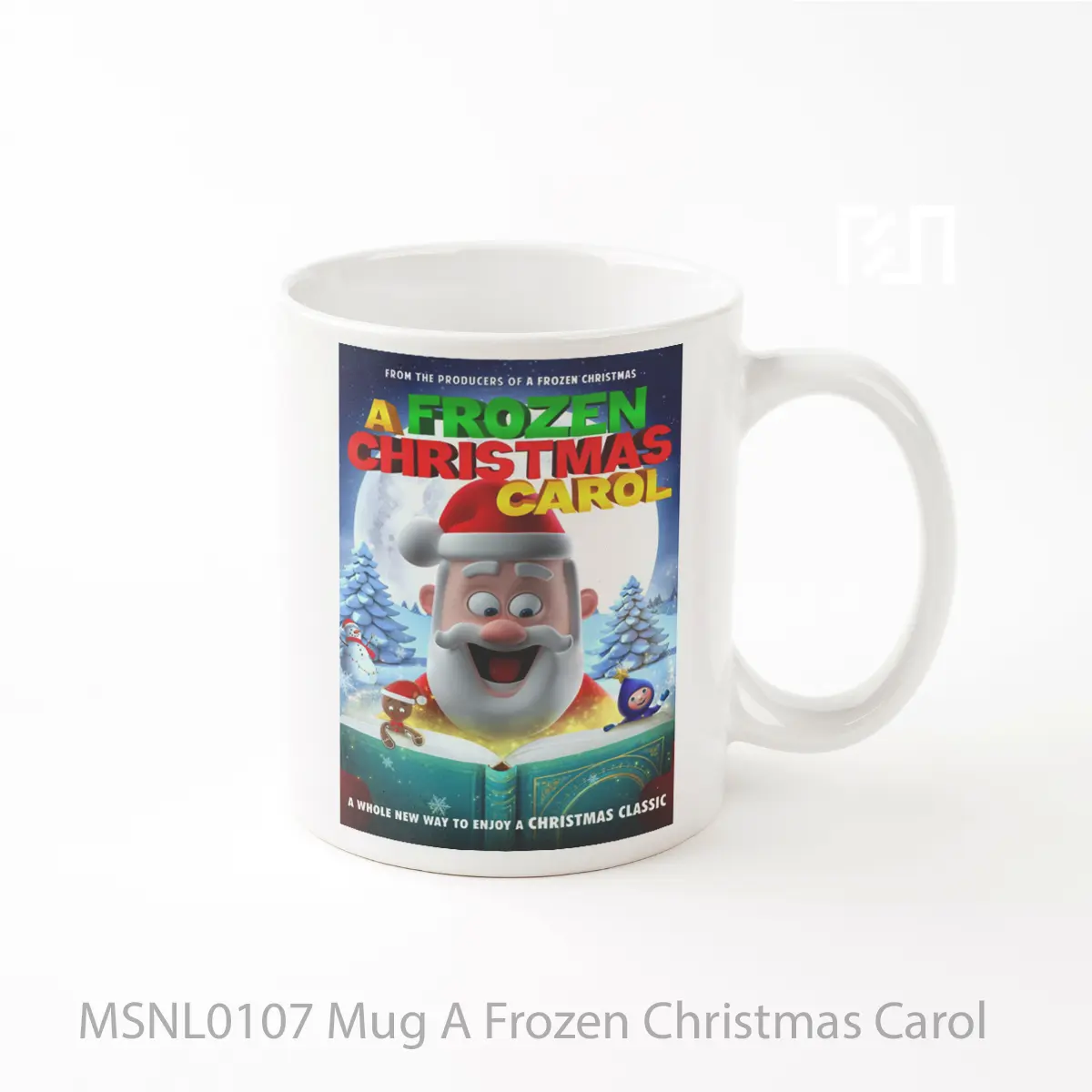 Mug A Frozen Christmas Carol Gelas Keramik Tema Film MSNL0107