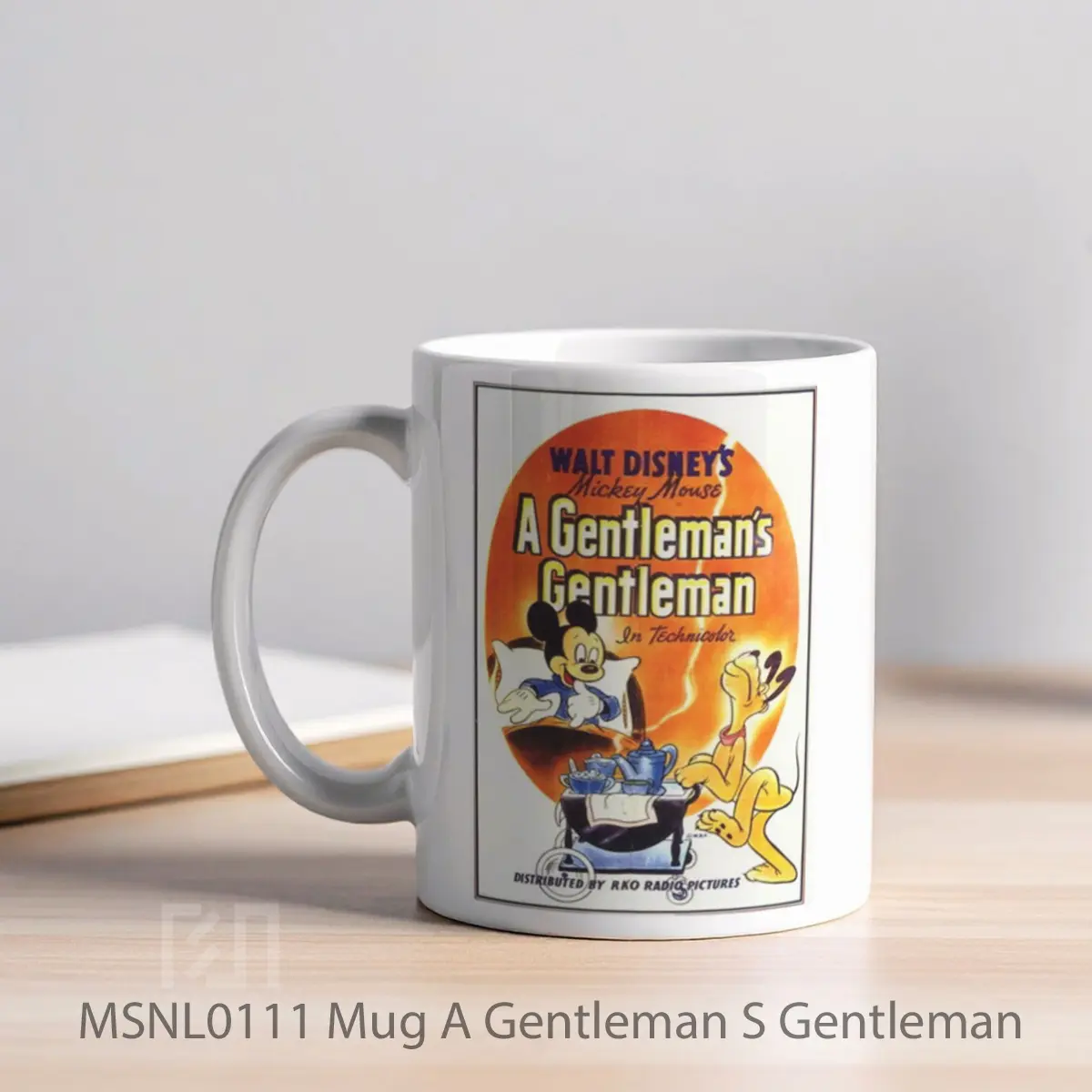 Mug A Gentleman S Gentleman Gelas Keramik Tema Film MSNL0111 - Tampak Kiri