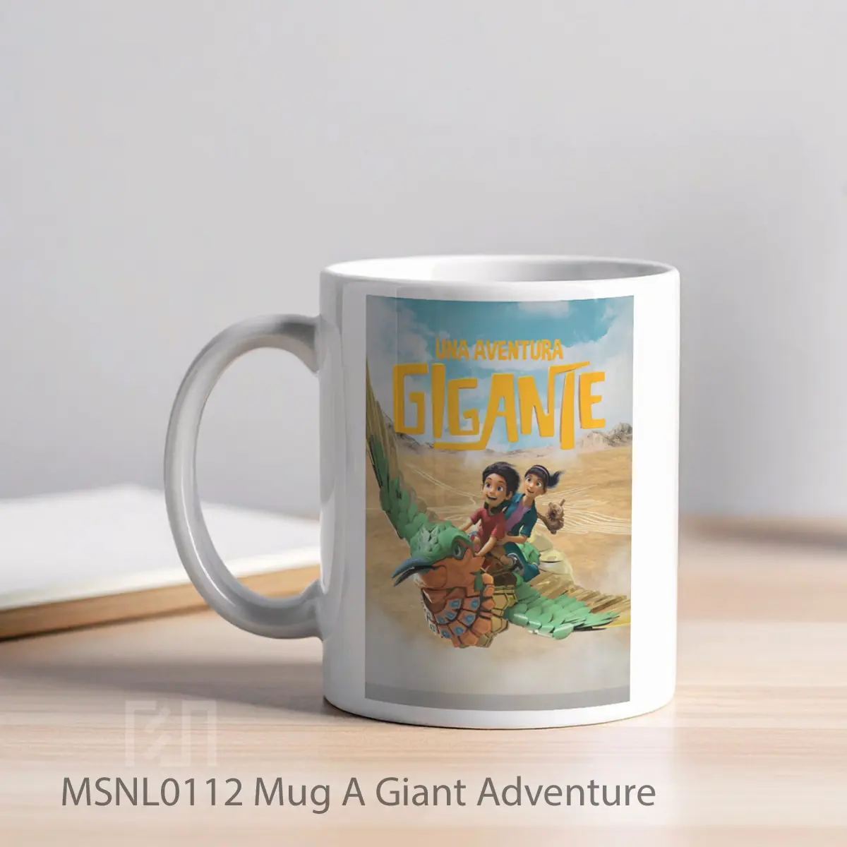 Mug A Giant Adventure Gelas Keramik Tema Film MSNL0112 - Tampak Kiri