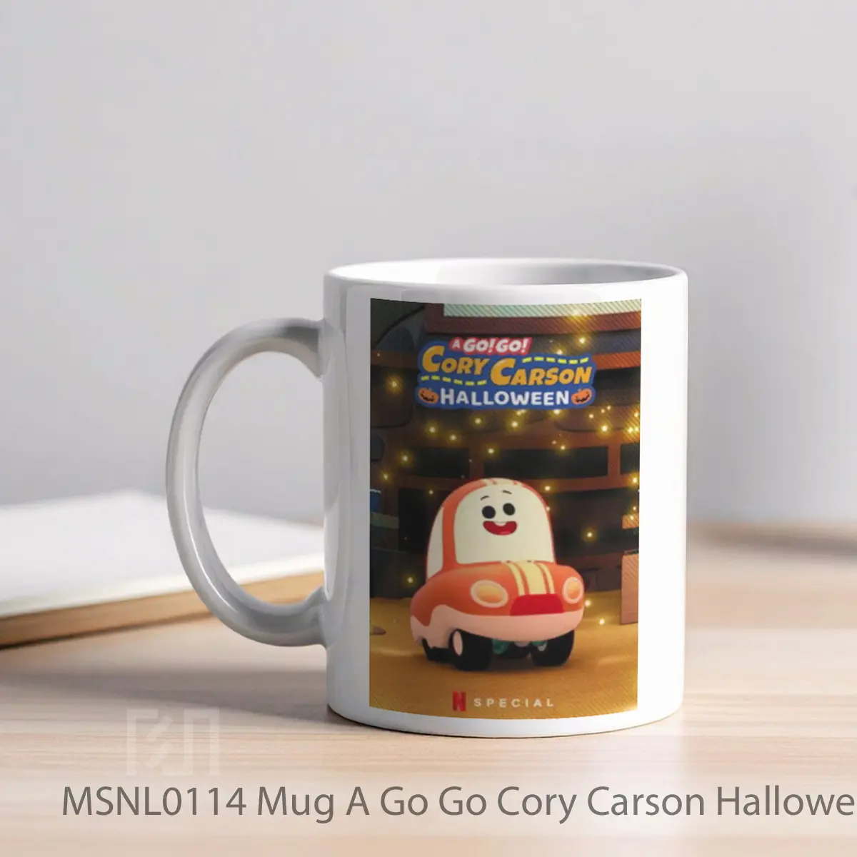 Mug A Go Go Cory Carson Halloween Gelas Keramik Tema Film MSNL0114 - Tampak Kiri