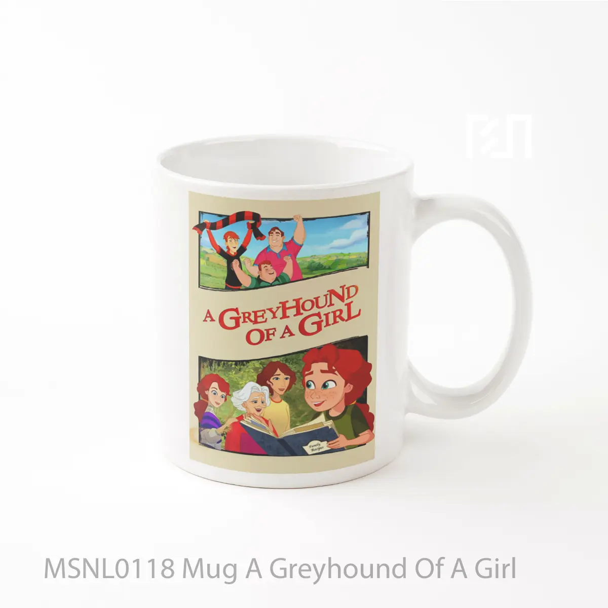 Mug A Greyhound Of A Girl Gelas Keramik Tema Film MSNL0118