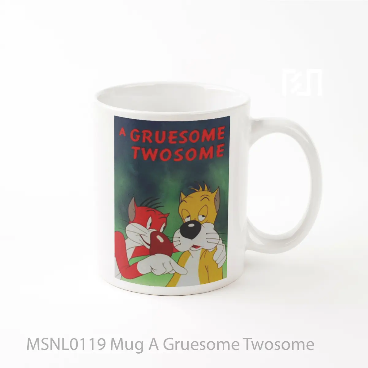 Mug A Gruesome Twosome Gelas Keramik Tema Film MSNL0119
