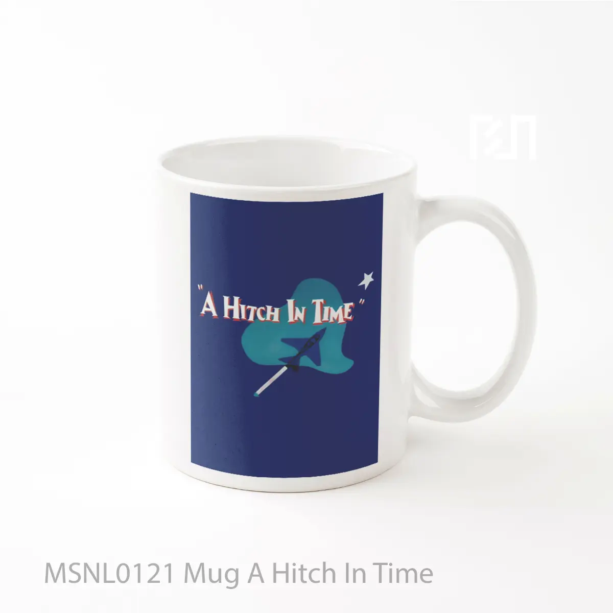 Mug A Hitch In Time Gelas Keramik Tema Film MSNL0121