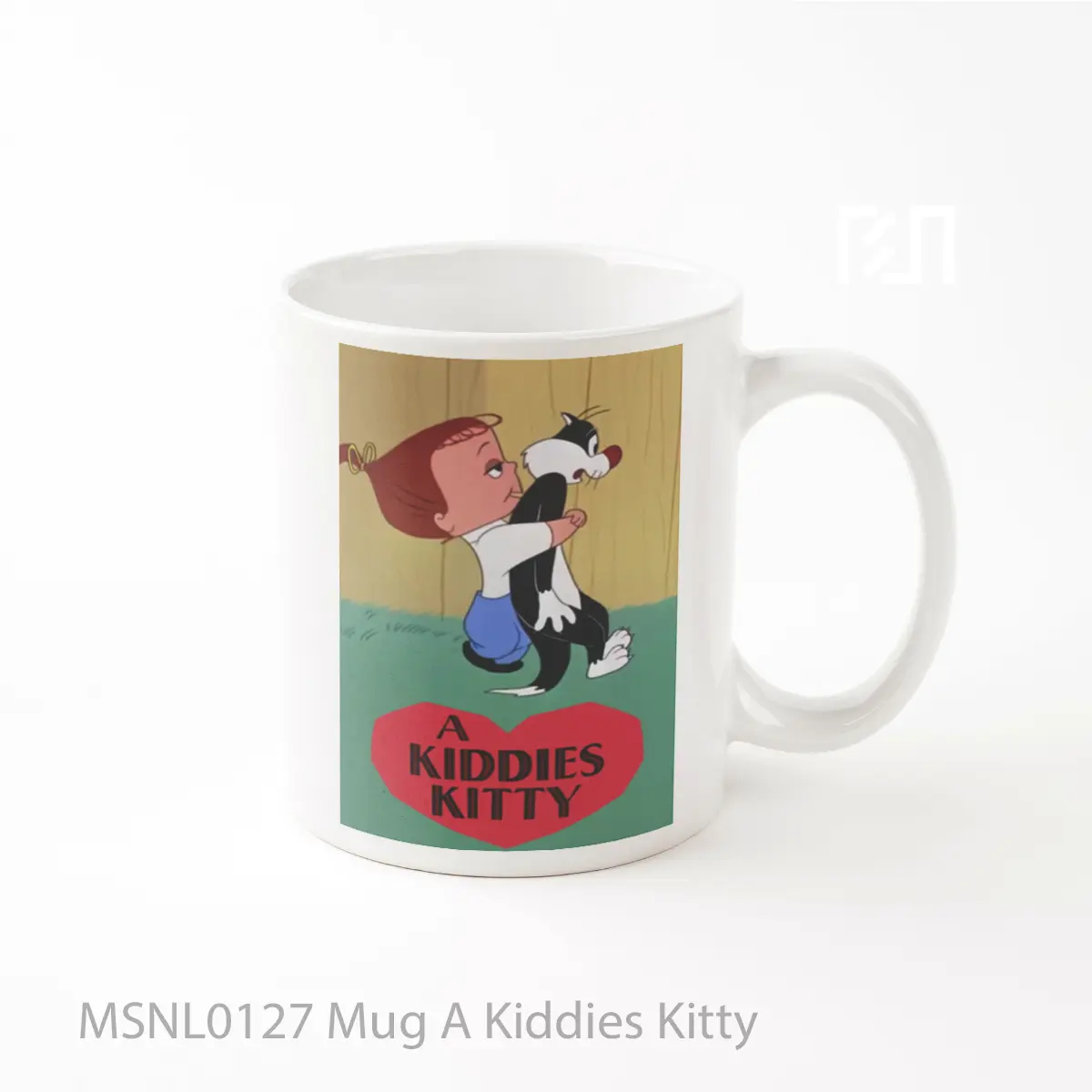 Mug A Kiddies Kitty Gelas Keramik Tema Film MSNL0127