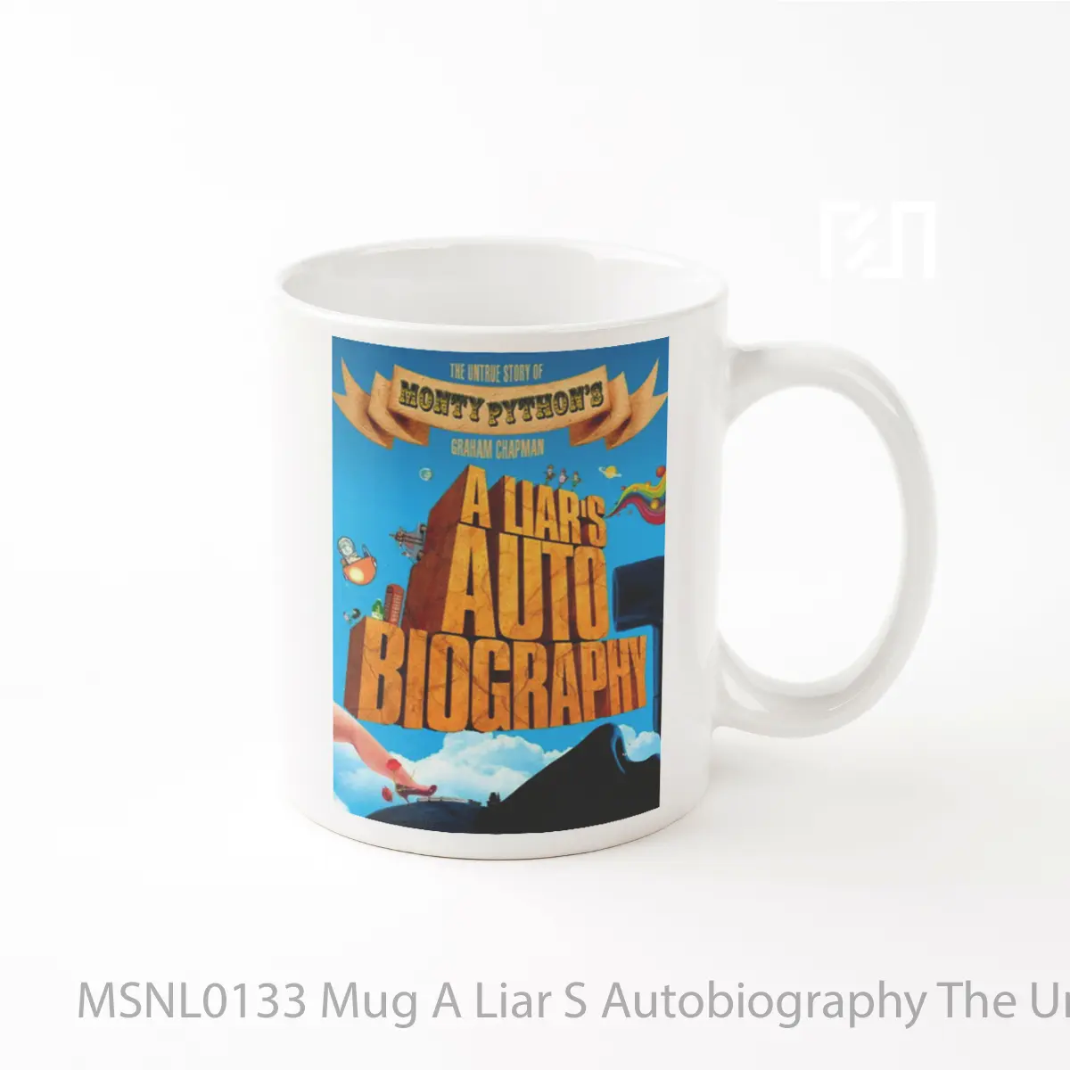 Mug A Liar S Autobiography The Untrue Story Of Monty Python S Graham Chapman Gelas Keramik Tema Film MSNL0133
