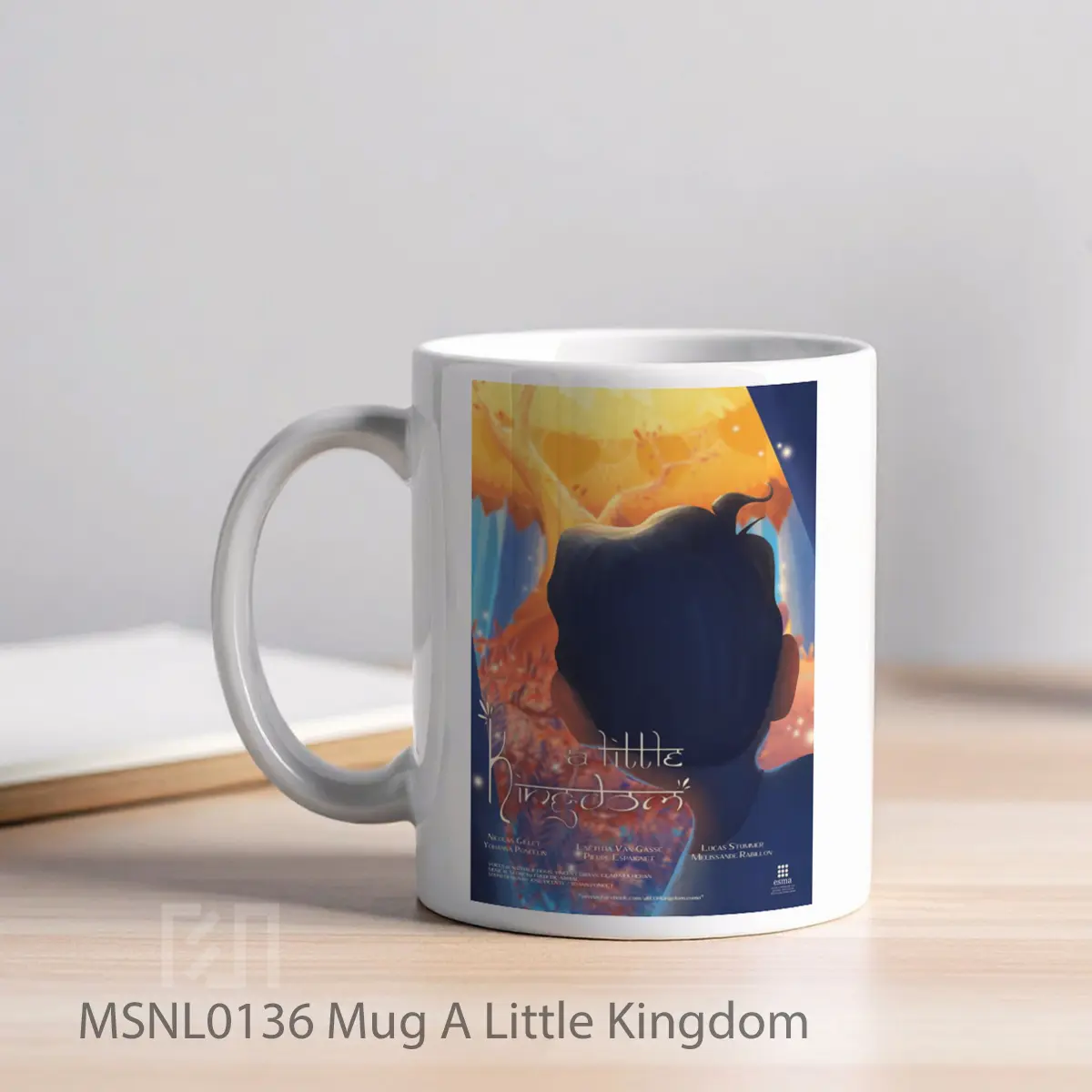 Mug A Little Kingdom Gelas Keramik Tema Film MSNL0136 - Tampak Kiri