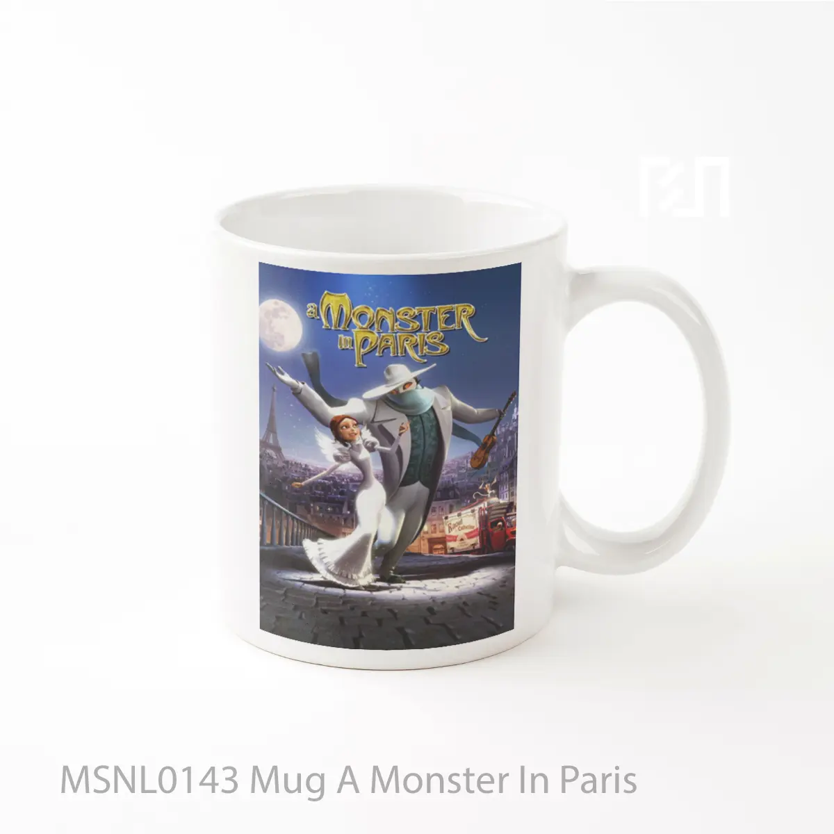 Mug A Monster In Paris Gelas Keramik Tema Film MSNL0143