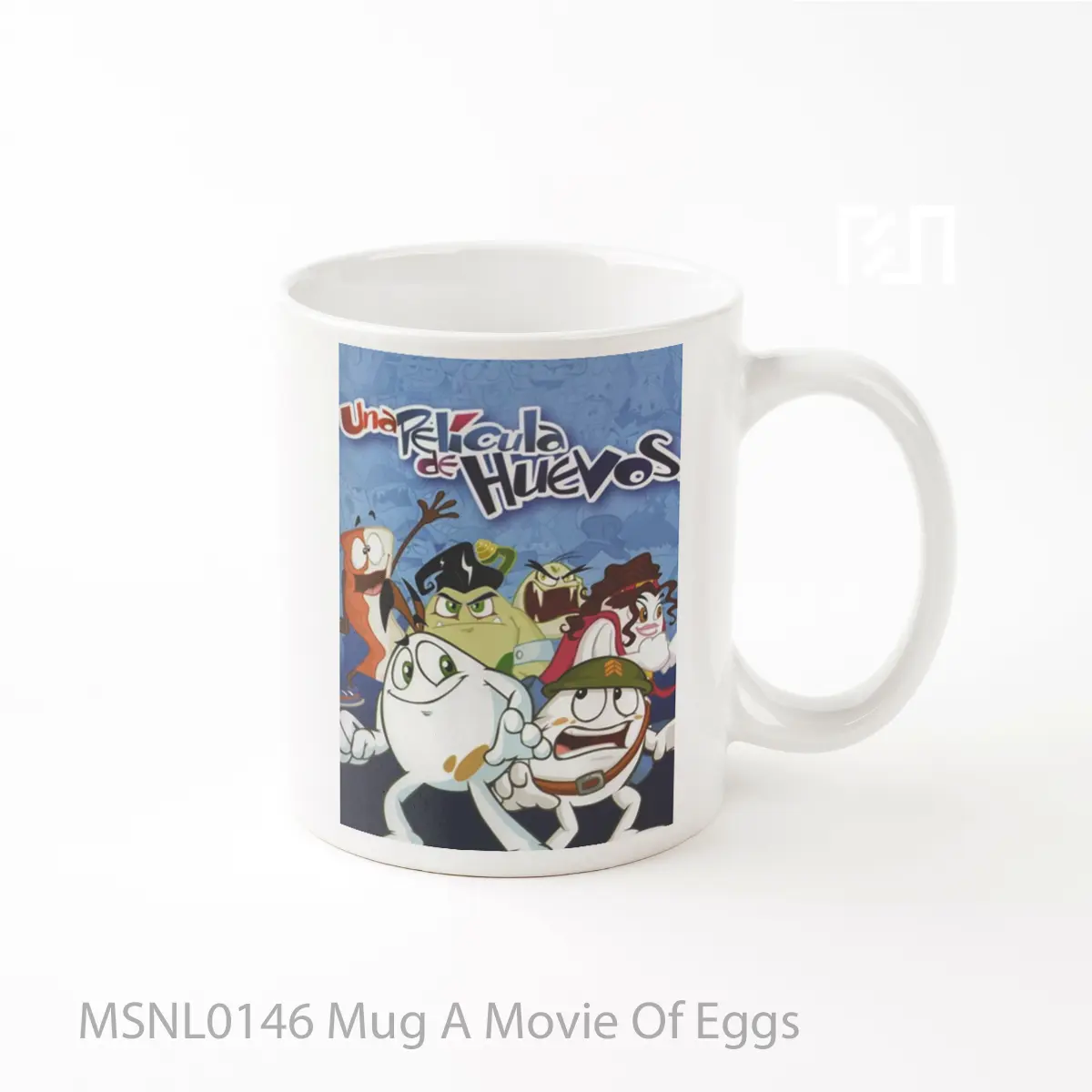 Mug A Movie Of Eggs Gelas Keramik Tema Film MSNL0146