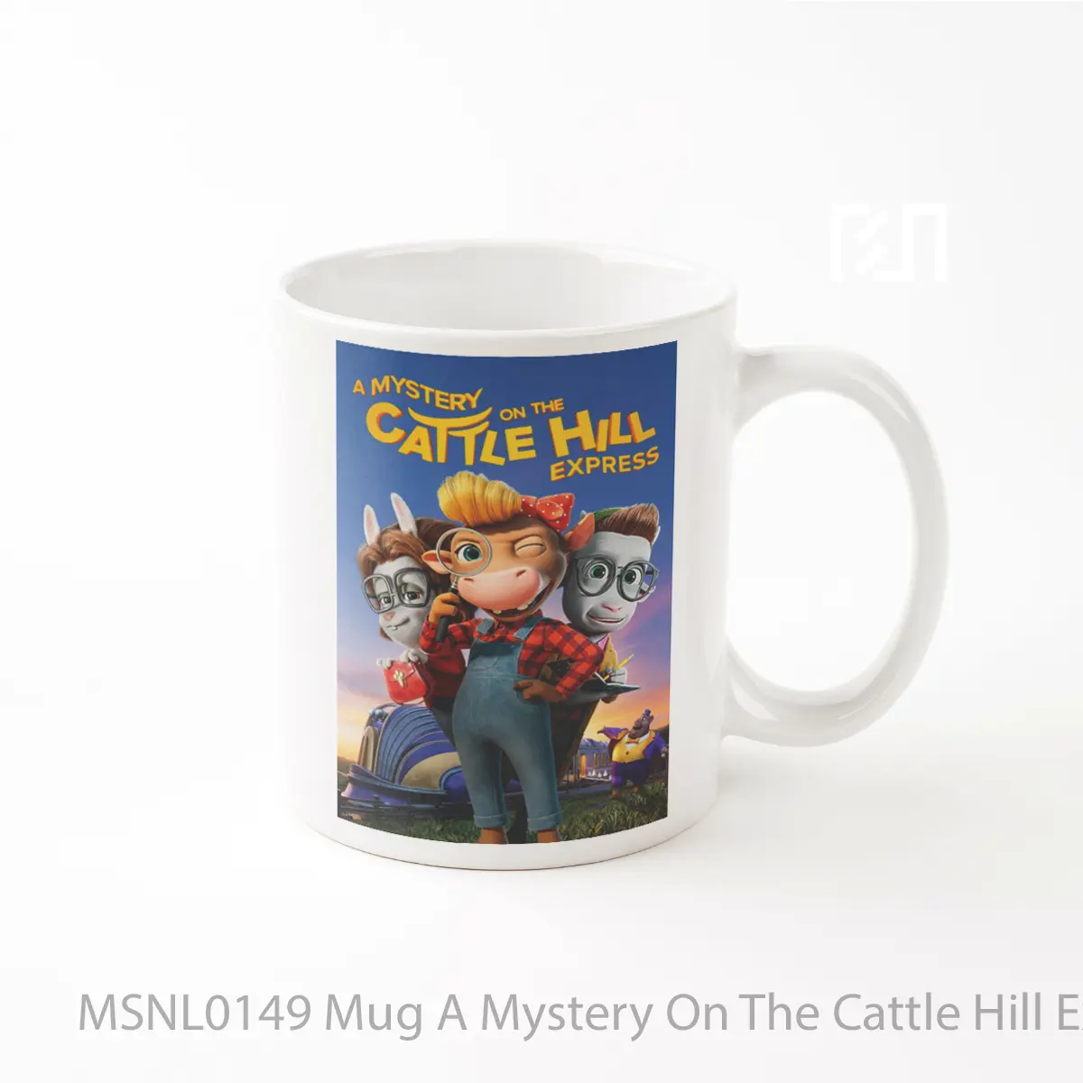 Mug A Mystery On The Cattle Hill Express Gelas Keramik Tema Film MSNL0149